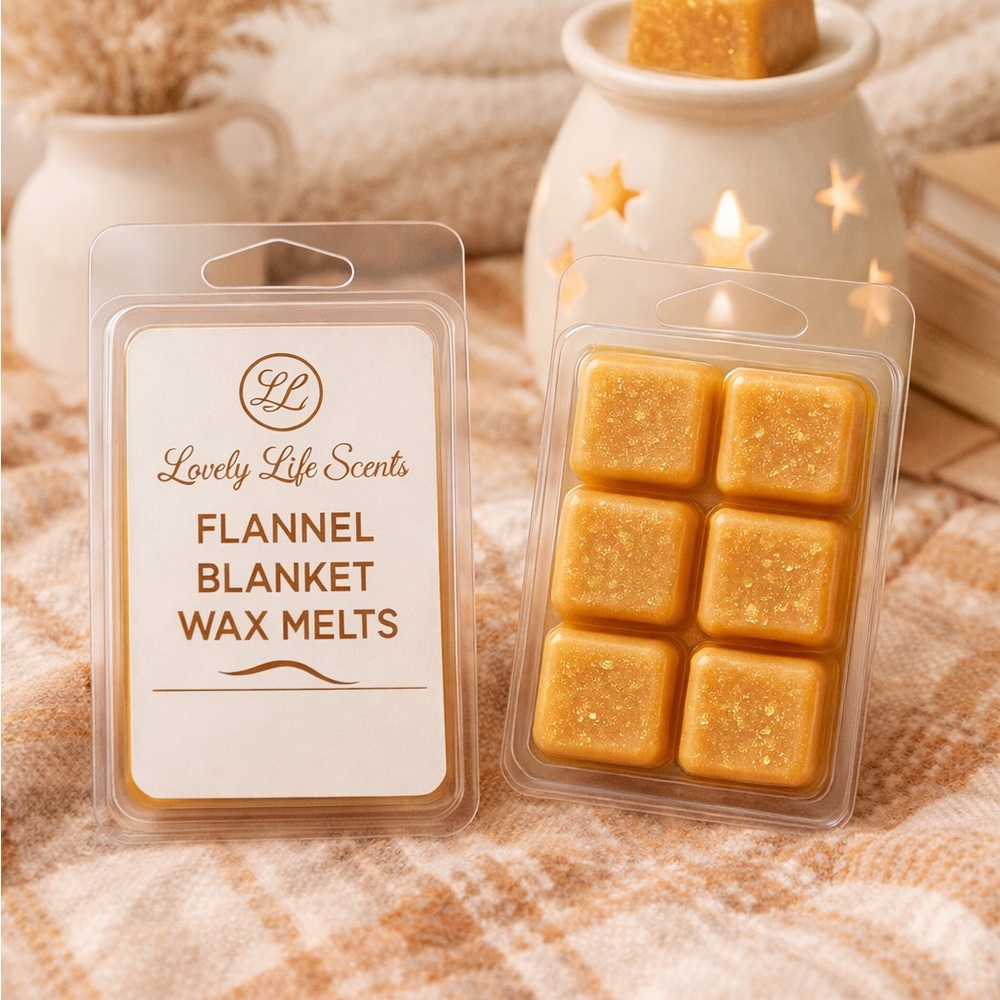Flannel Blanket Premium Soy Wax Melts -A Warm Aroma from Lovely Life Scents